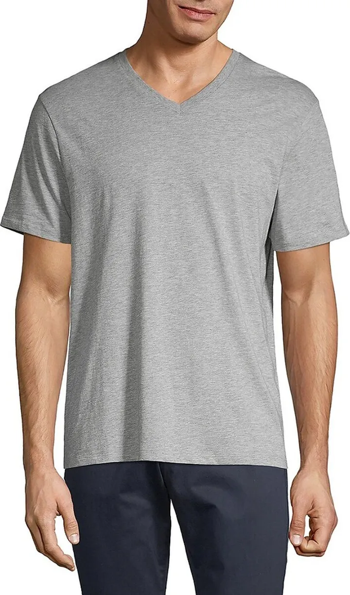 V Neck Cotton Tee