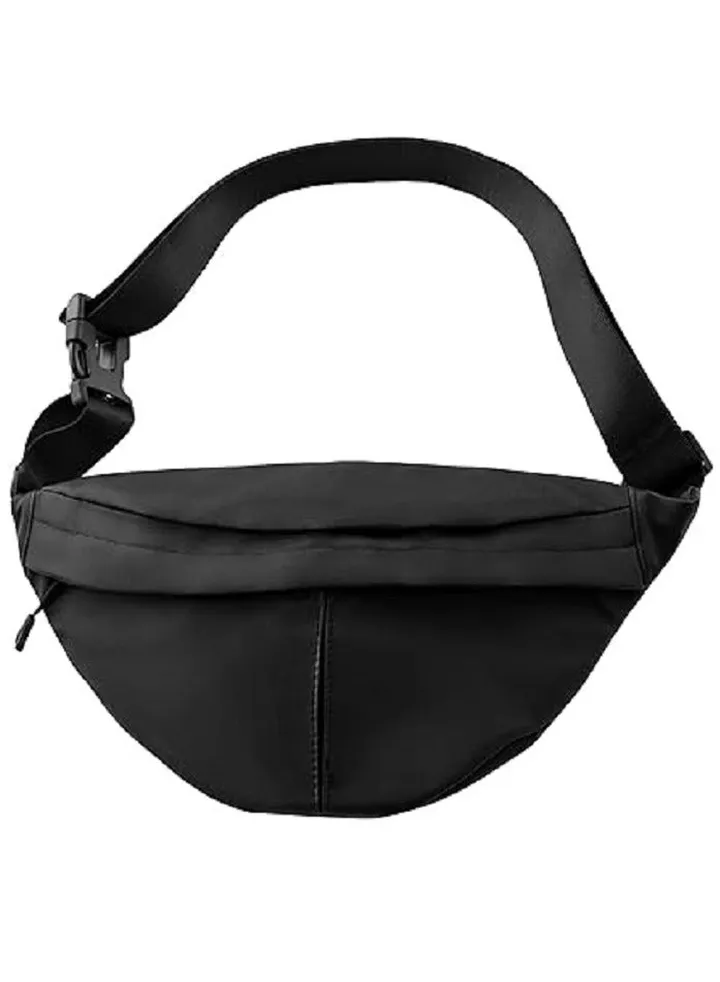 Waterproof men's bag, black