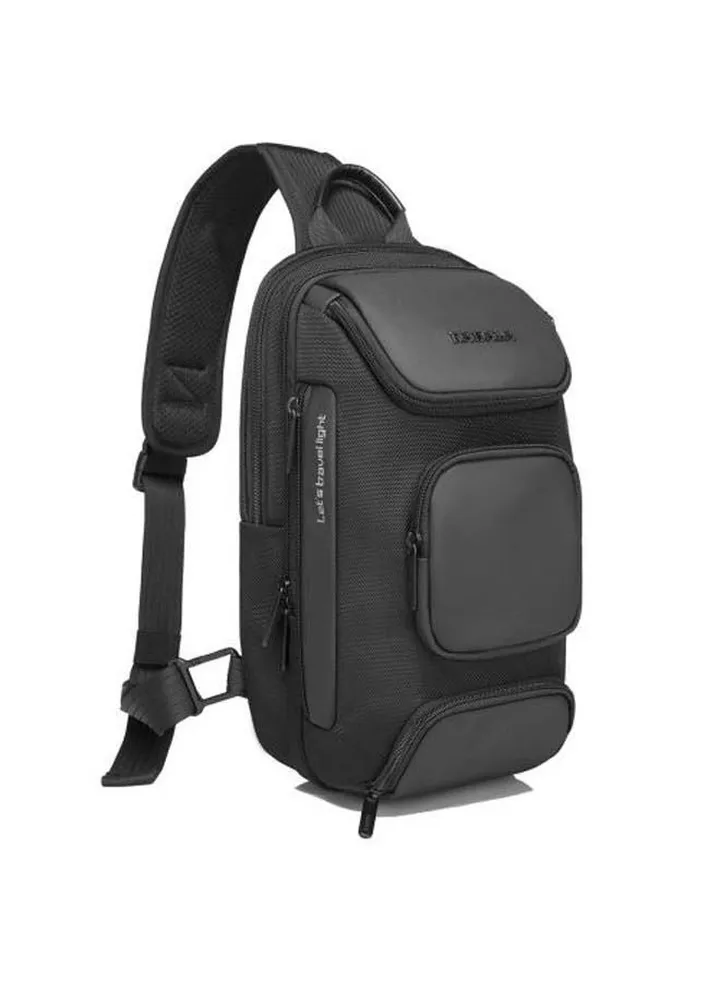 Waterproof Crossbody Shoulder Backpack Black