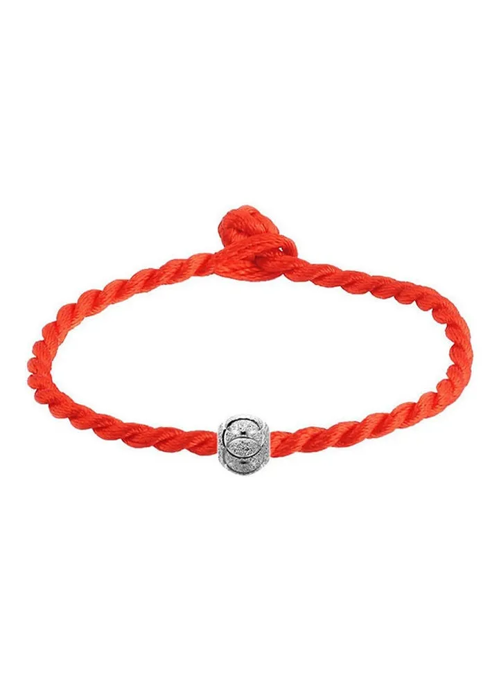Bead Braided Red Rope Bracelet