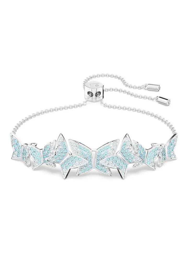 Swarovski Women's Lilia Series Blue Butterfly Crystal Bracelet