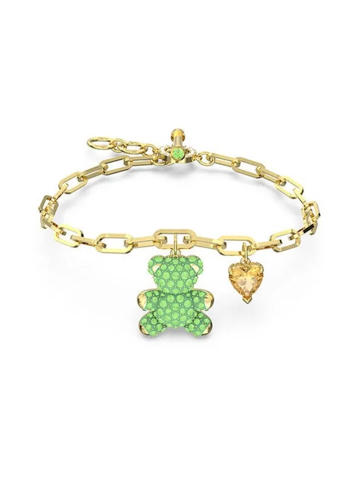 Swarovski Radiant Teddy Bear Heartbeat Little Bear Bracelet Cute Bracelet