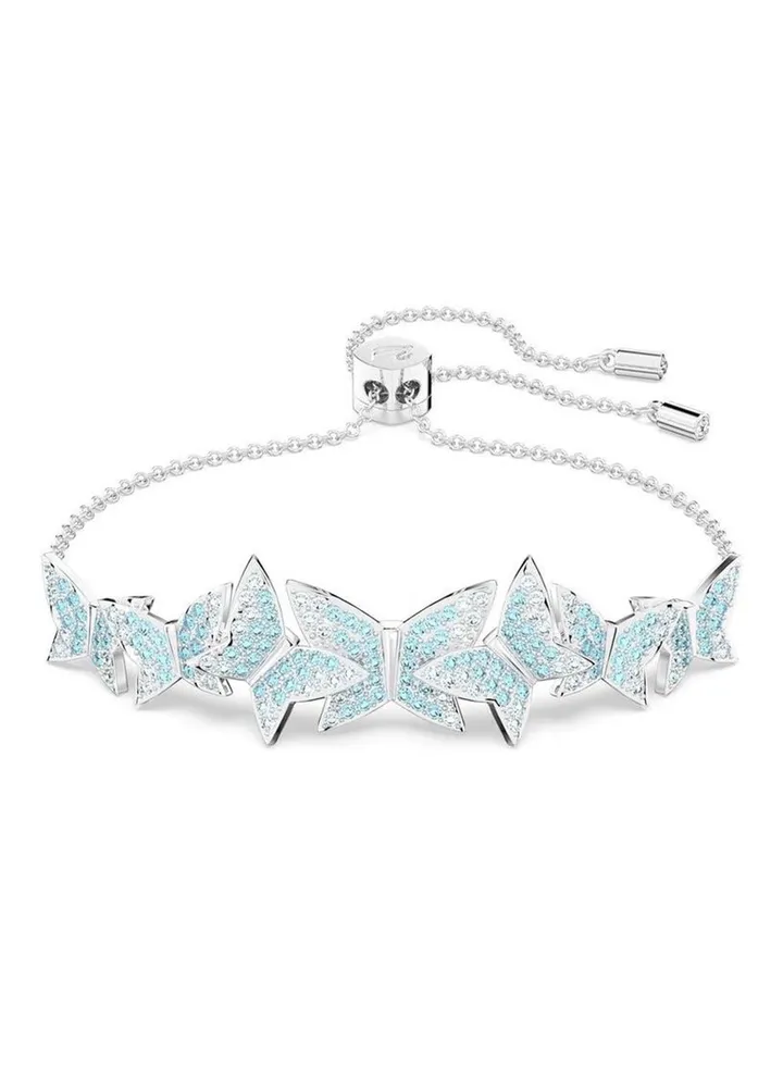 Swarovski Women's Lilia Series Blue Butterfly Crystal Bracelet