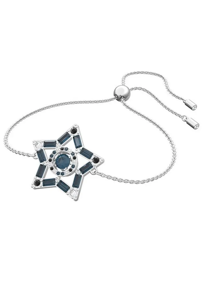 Swarovski Beating Heart Five Pointed Star Element Crystal Star Pull Bracelet