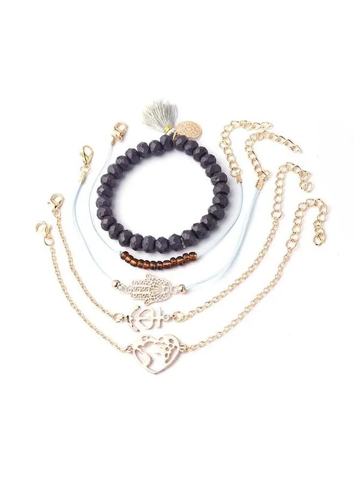 5-Piece Casual Bracelet Set