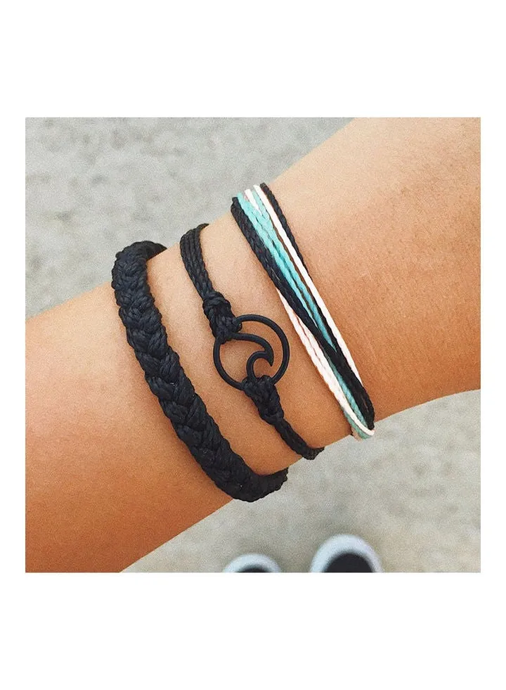 3-Piece Bracelet Rope Wristband