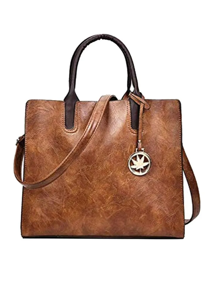 3-Piece Fashion handbag Bag Brown