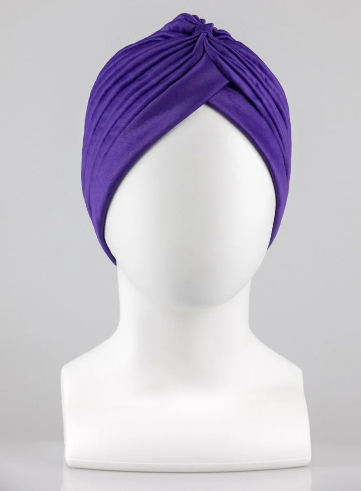 Shadow Ladies Turben Head Cap-Purple