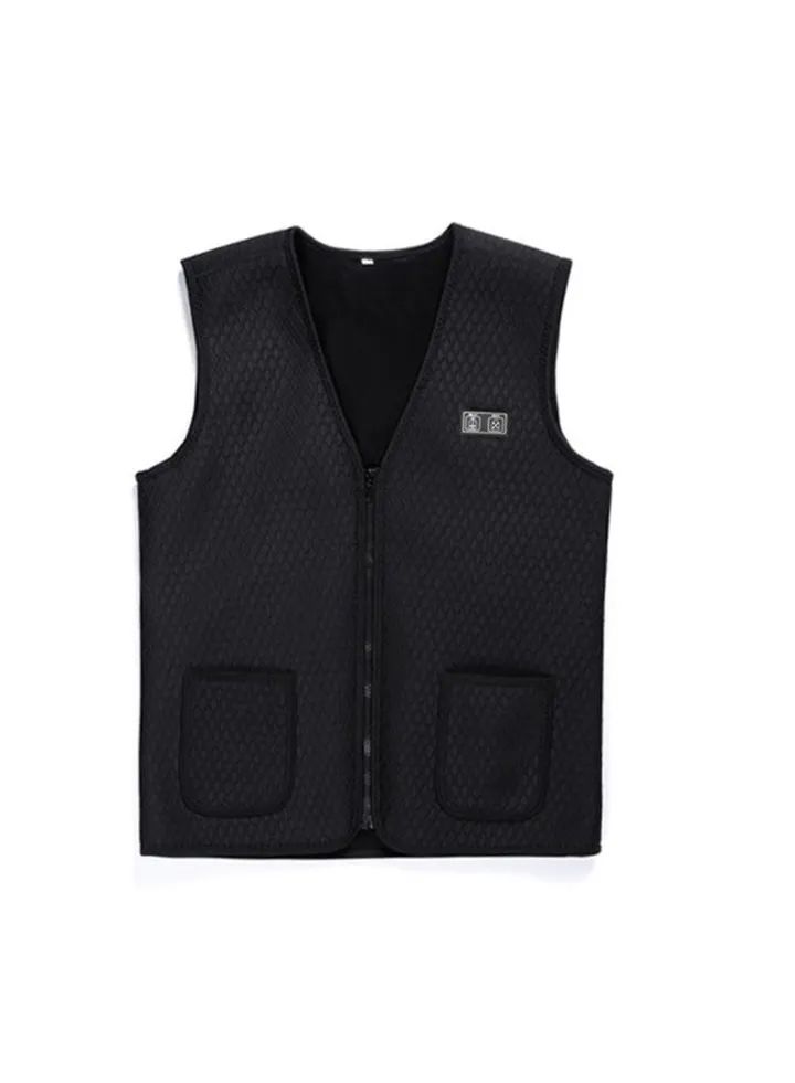Winter Outdoor Electric Heated Vest Black