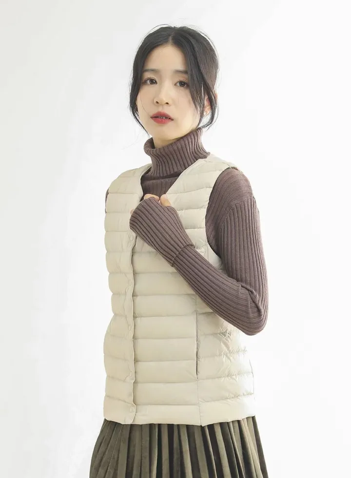 Autumn Winter Women's Fashion Sleeveless Warm Vest