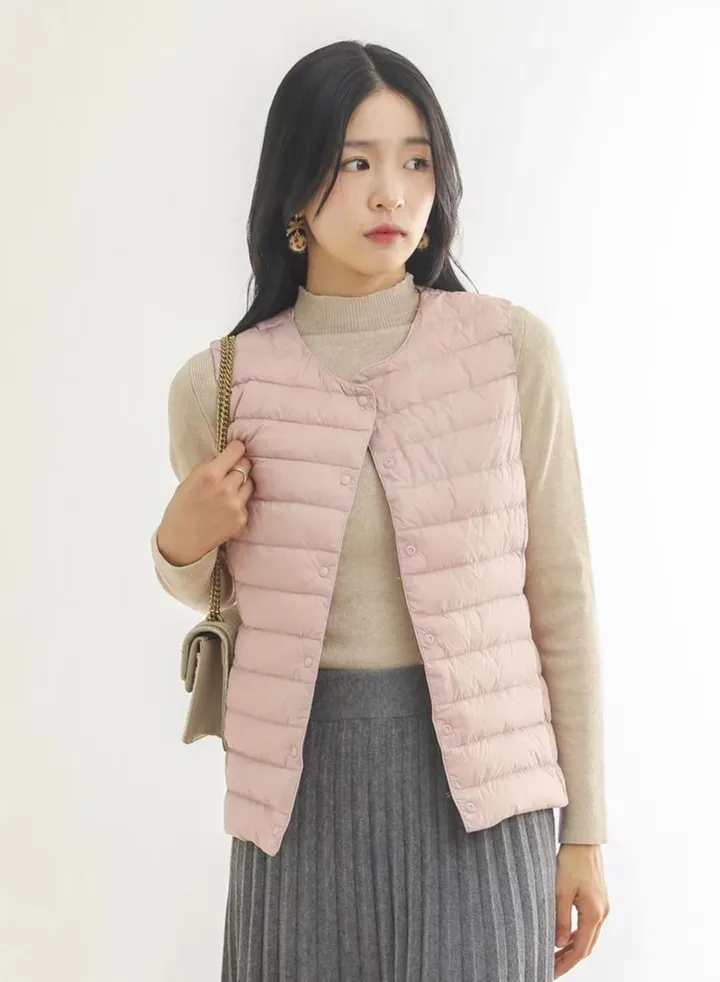 Autumn Winter Women's Fashion Sleeveless Warm Vest