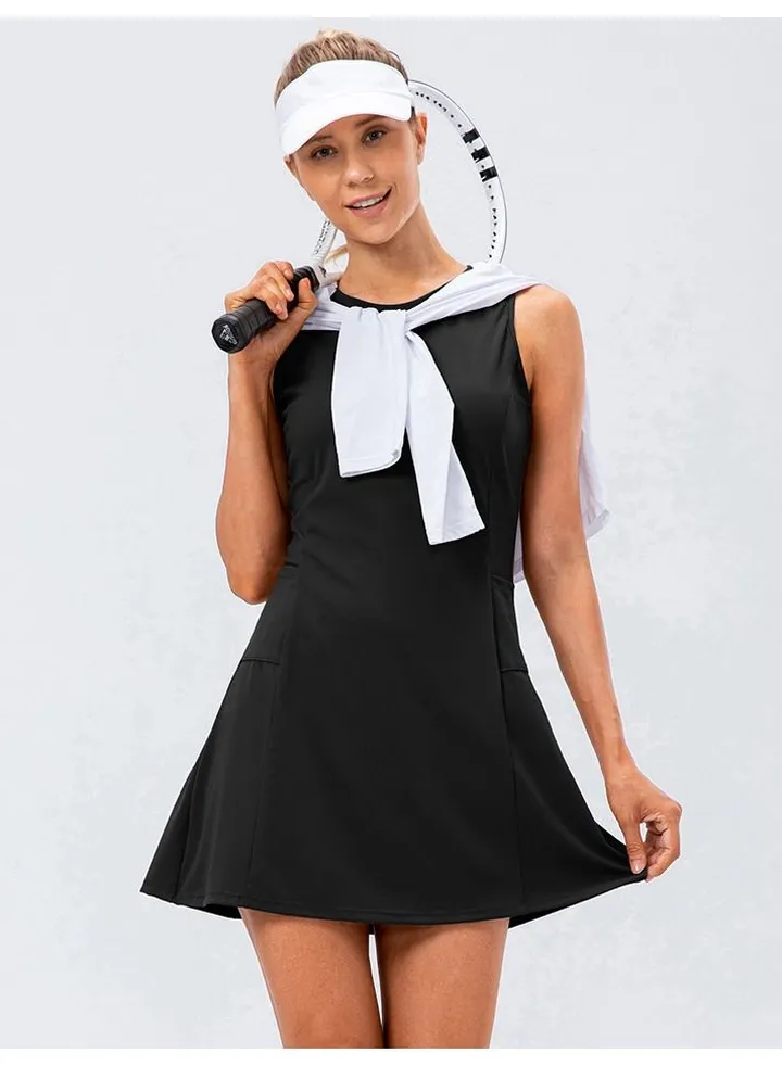 Anti - malfunction of air yoga golf sport tennis skirts twinset