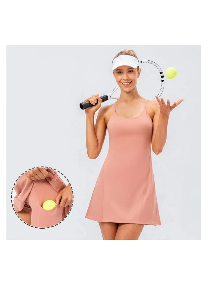 Naked sense of sling bag two elastic speed up golf, yoga, Fitness and Sports tennis skirt