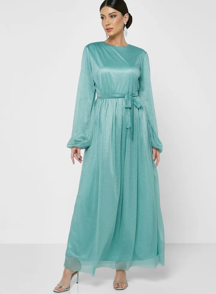 Shimmer A-Line Dress