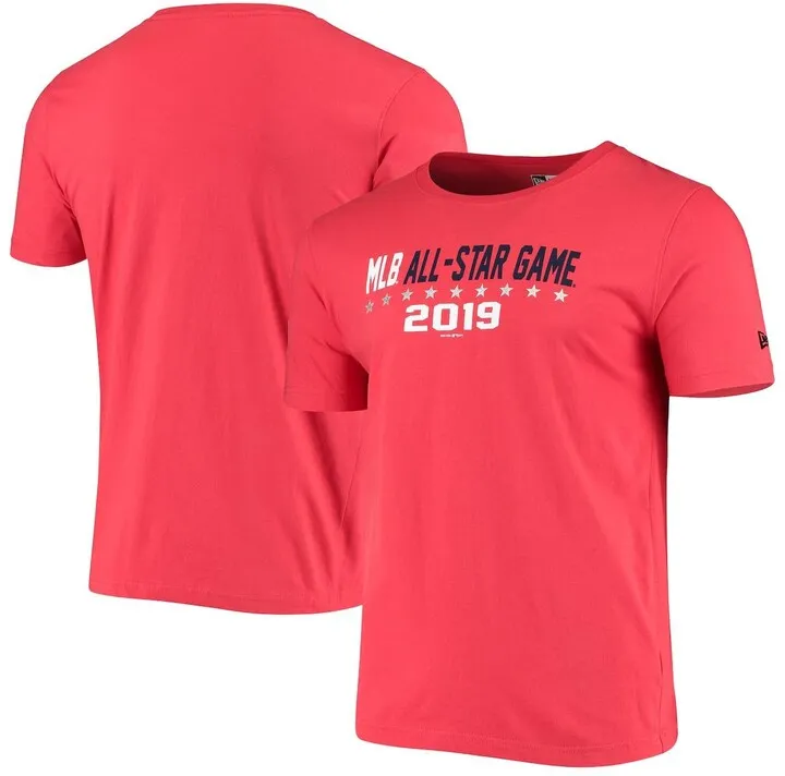 Men's New Era Red Mlb All Star Game Star T-shirt