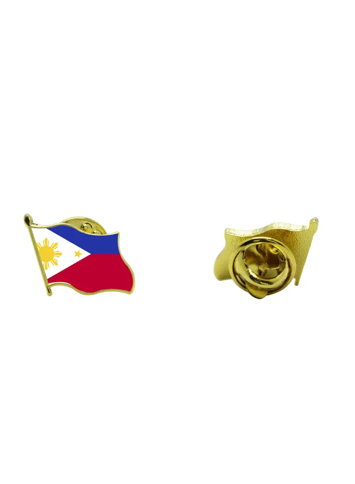 Philippines National Flag Lapel Pins and Brooch Badge to show your patriotism for Philippines (Flag Badge)