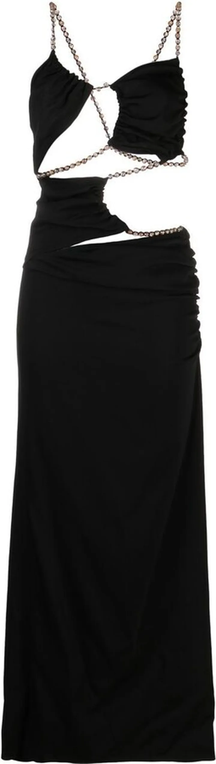 Chain-Strap Cut Out Dress