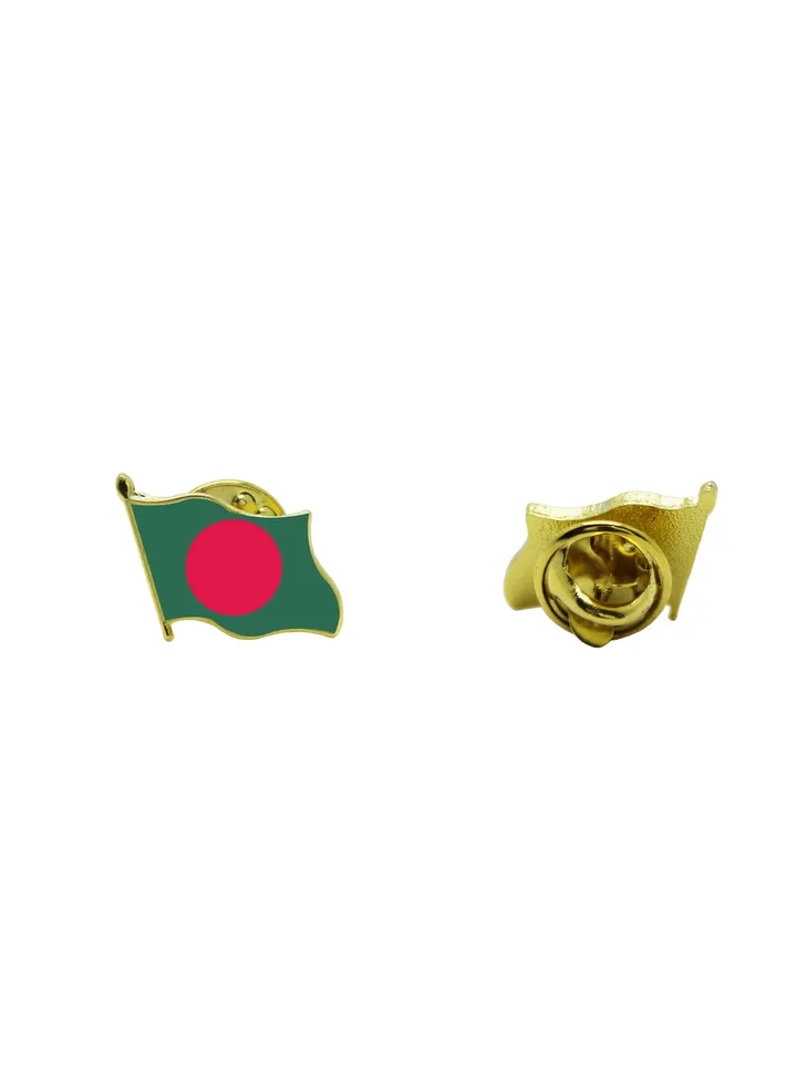 Bangladesh National Flag Lapel Pins and Brooch Badge to show your patriotism for Bangladesh (Flag Badge)