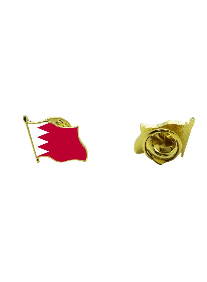 Bahrain National Flag Lapel Pins and Brooch Badge to show your patriotism for Bahrain (Flag Badge)