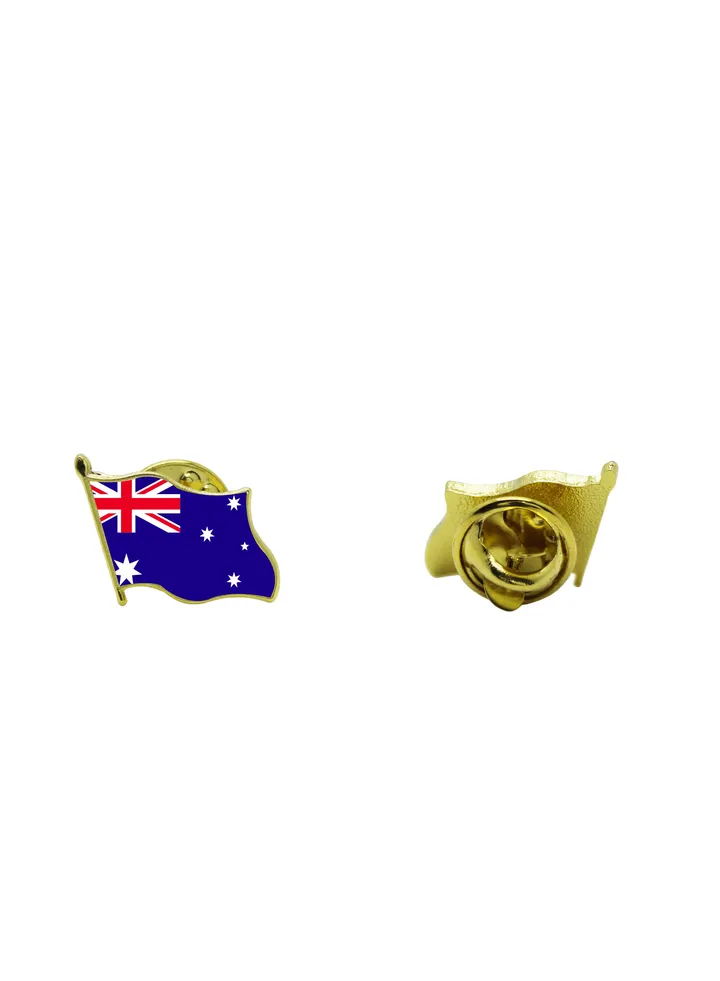 Australia National Flag Lapel Pins and Brooch Badge to show your patriotism for Australia (Flag Badge)