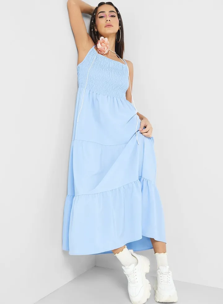 Urban Minx Strappy Ruched Dress