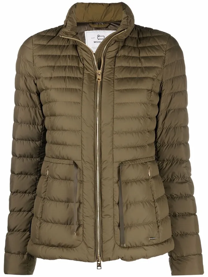 Quilted Feather-Down Puffer Jacket