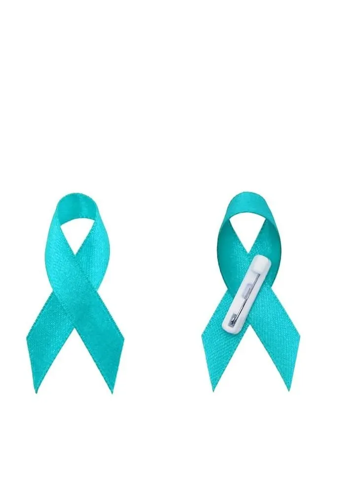 Awareness lapel pins for raising funds, charity and awareness campaigns ribbon pins (Sky Blue Prostate Cancer Awareness Ribbon)