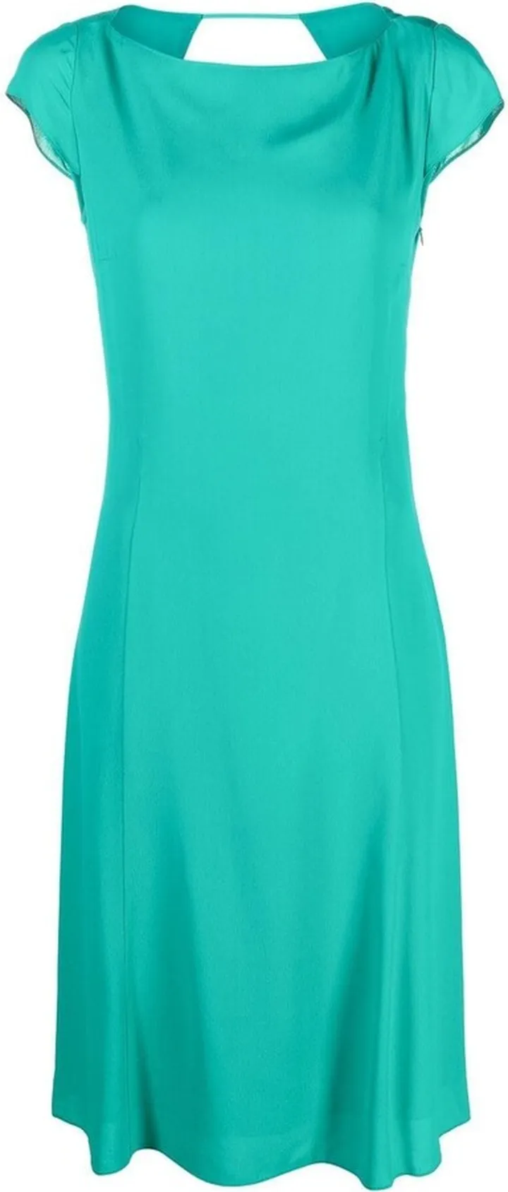 Short-Sleeve Cut-Out Dress