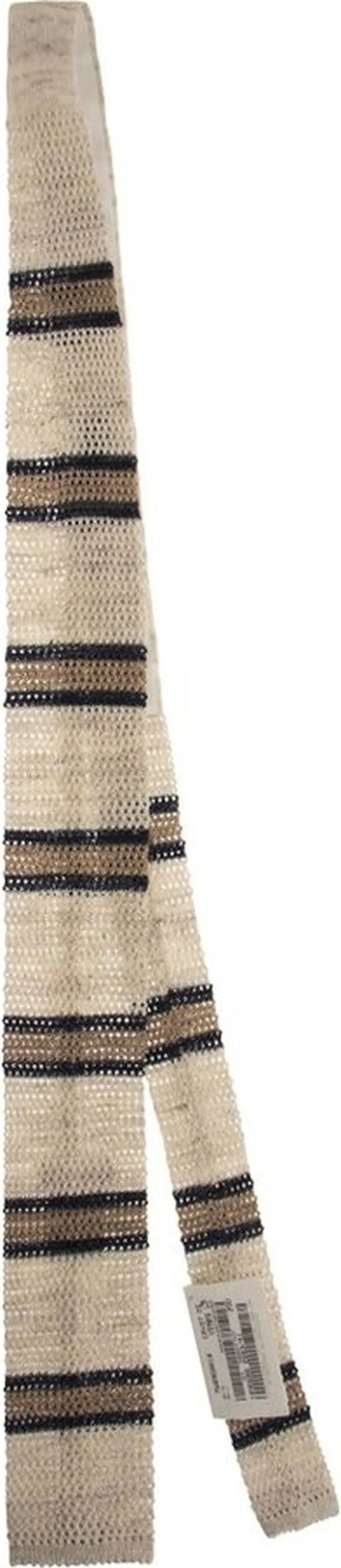 Brunello Cucinelli Striped Knitted Tie