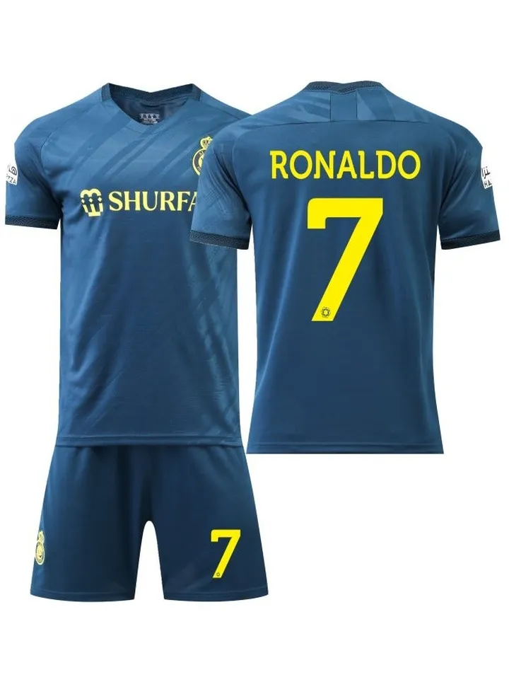 Saudi Arabia Riyadh Victory Team Cristiano Ronaldo's away jersey No. 7 football jersey