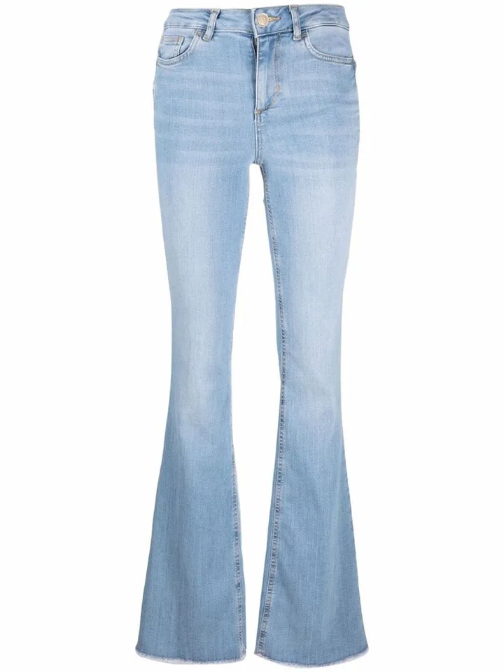 Low-Rise Bootcut Jeans