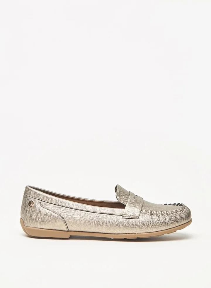 Women's Textured Slip-On Loafers