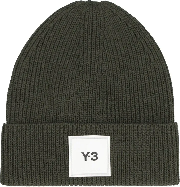 Y-3 Logo Patch Turn-Up Brim Beanie