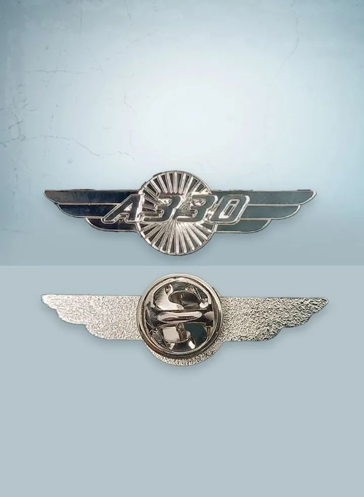 A330 Silver Wings Pin