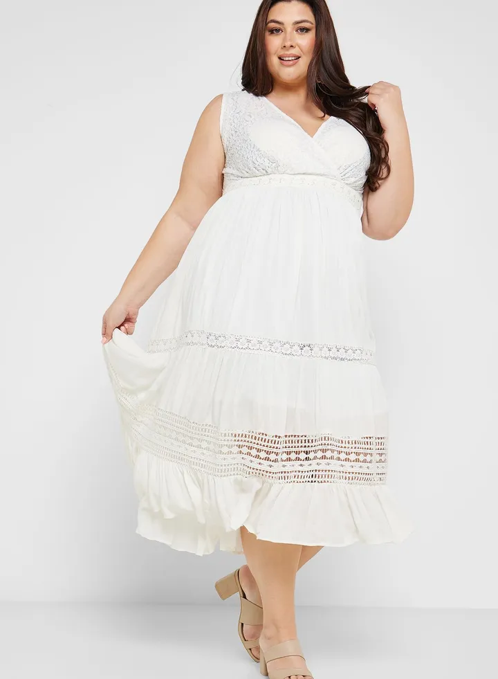 Schifli Panel Detail Dress