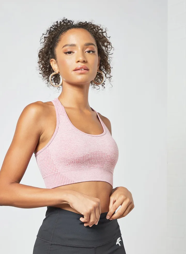 Bloom Sports Bra Pink