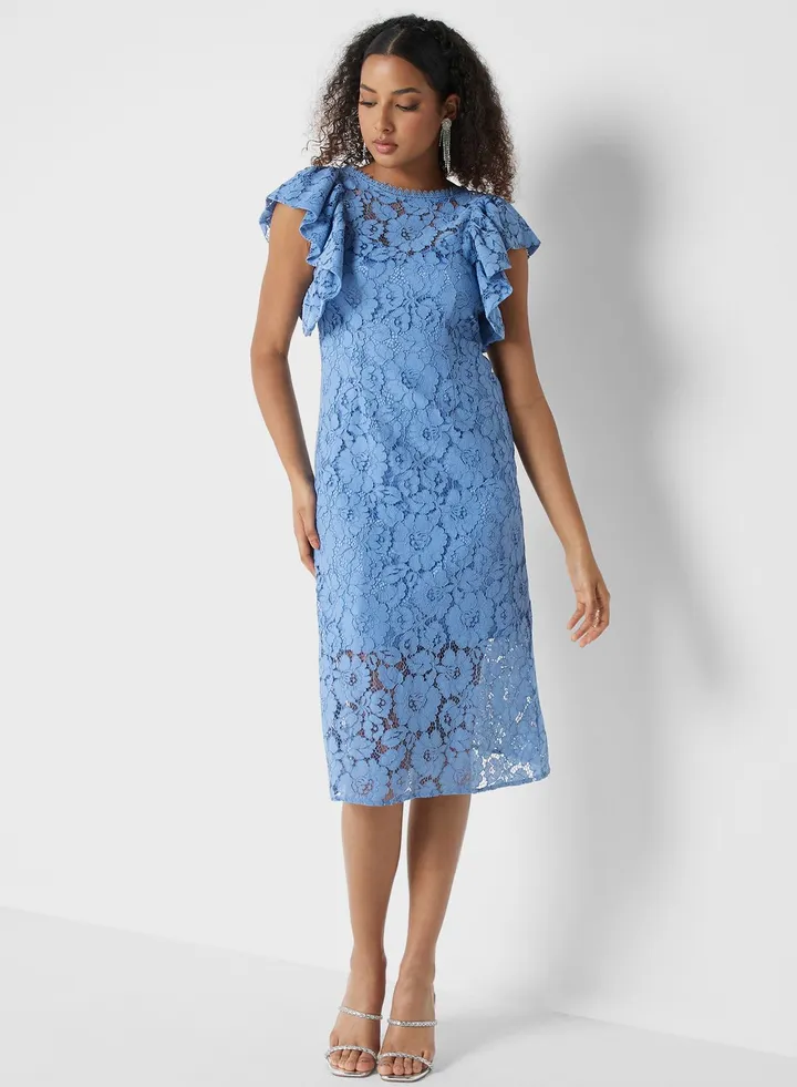 Floral Lace Detail Dress