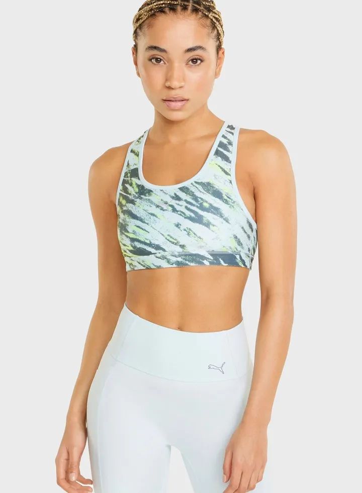 Mid Impact 4Keeps Graphic Bra