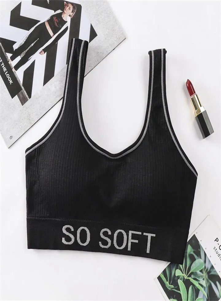 Beauty Back Solid Elastic Sports Bra