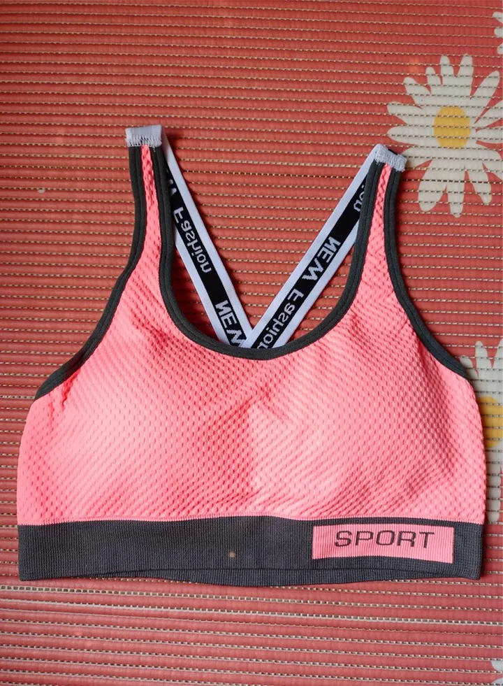 Sports Bra Yoga top bra for gym activities high quality stretchable cotton fabric for flexibility and comfort odorless absorb your sweat without any smell skin friendly premium materiel