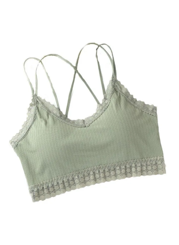 Breathable Bra Green