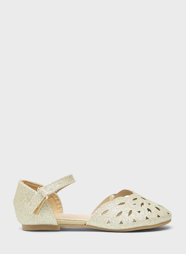 Kids Velcro Ballerinas