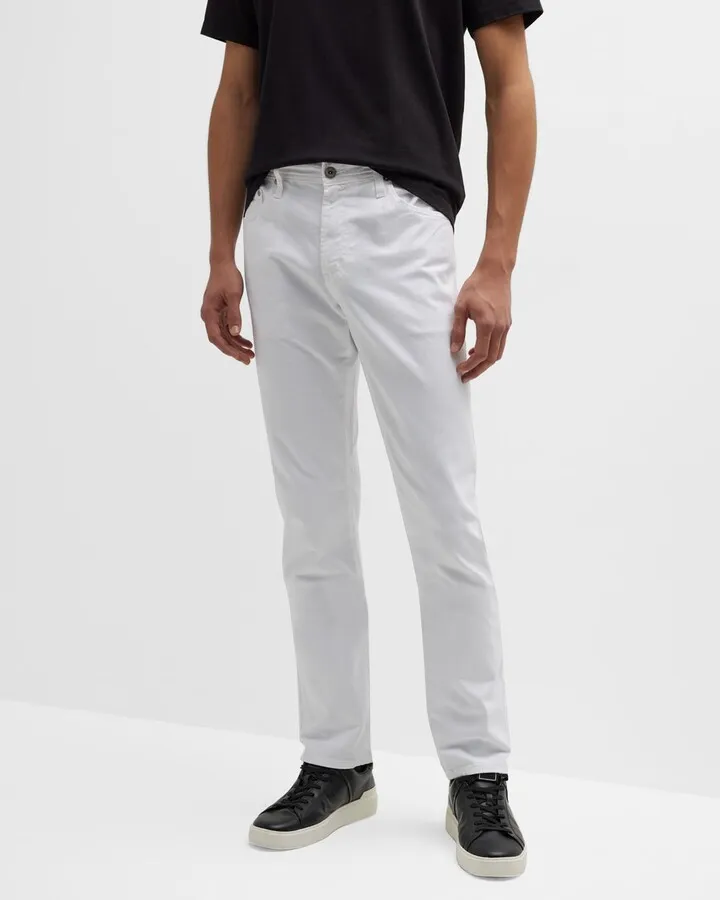 Everett Slim-Straight Twill Pants