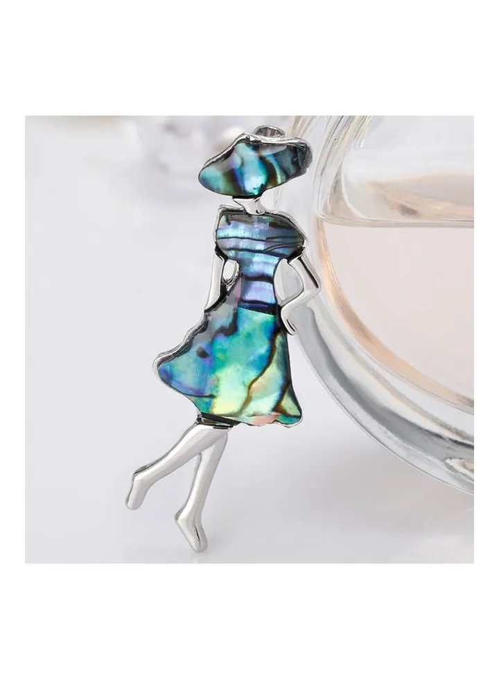 AL348-A Shell High-grade Woman Brooch