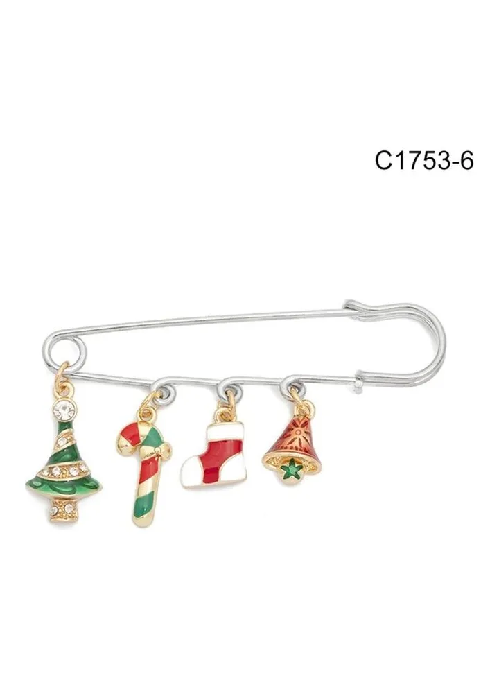 Christmas Themed Brooch Pin