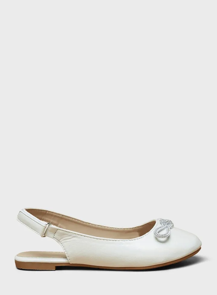 Kids Embellished Ballerinas