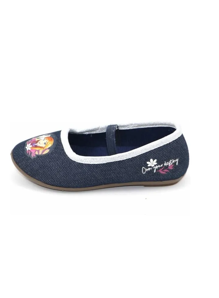 Frozen FZ011393 15 Girls Kids Classic Ballerinas - Blue/White, Size 25 EU