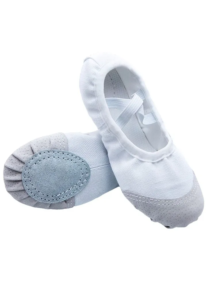 Soft Bottom Dance Shoes Ballet Yoga Shoes Children Dancing Shoes White Color