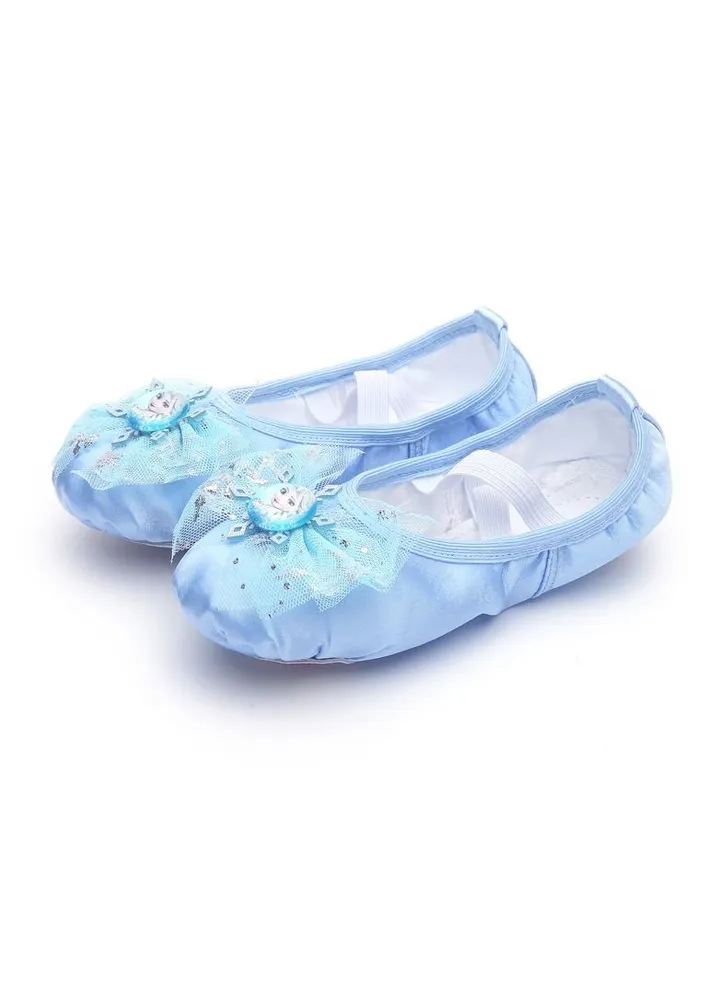 Girls' Cute Princess Dance Shoes Ballet Dance Shoes Princess Blue