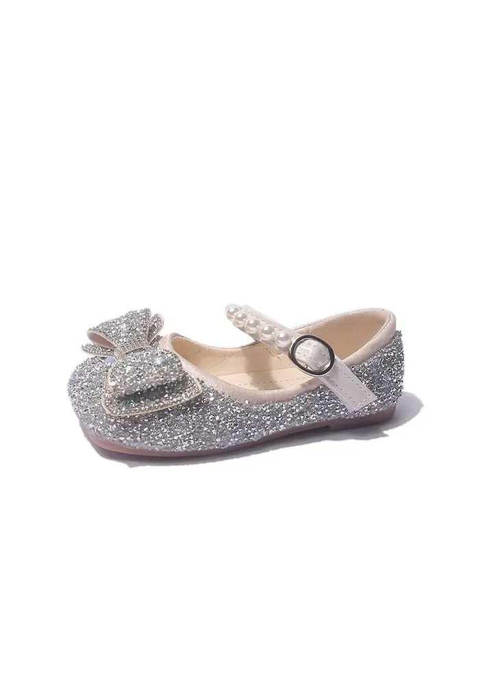 Children's Princess Shoes Elegant Casual Bowknot Soft Sole Single Shoes Girls Shoes